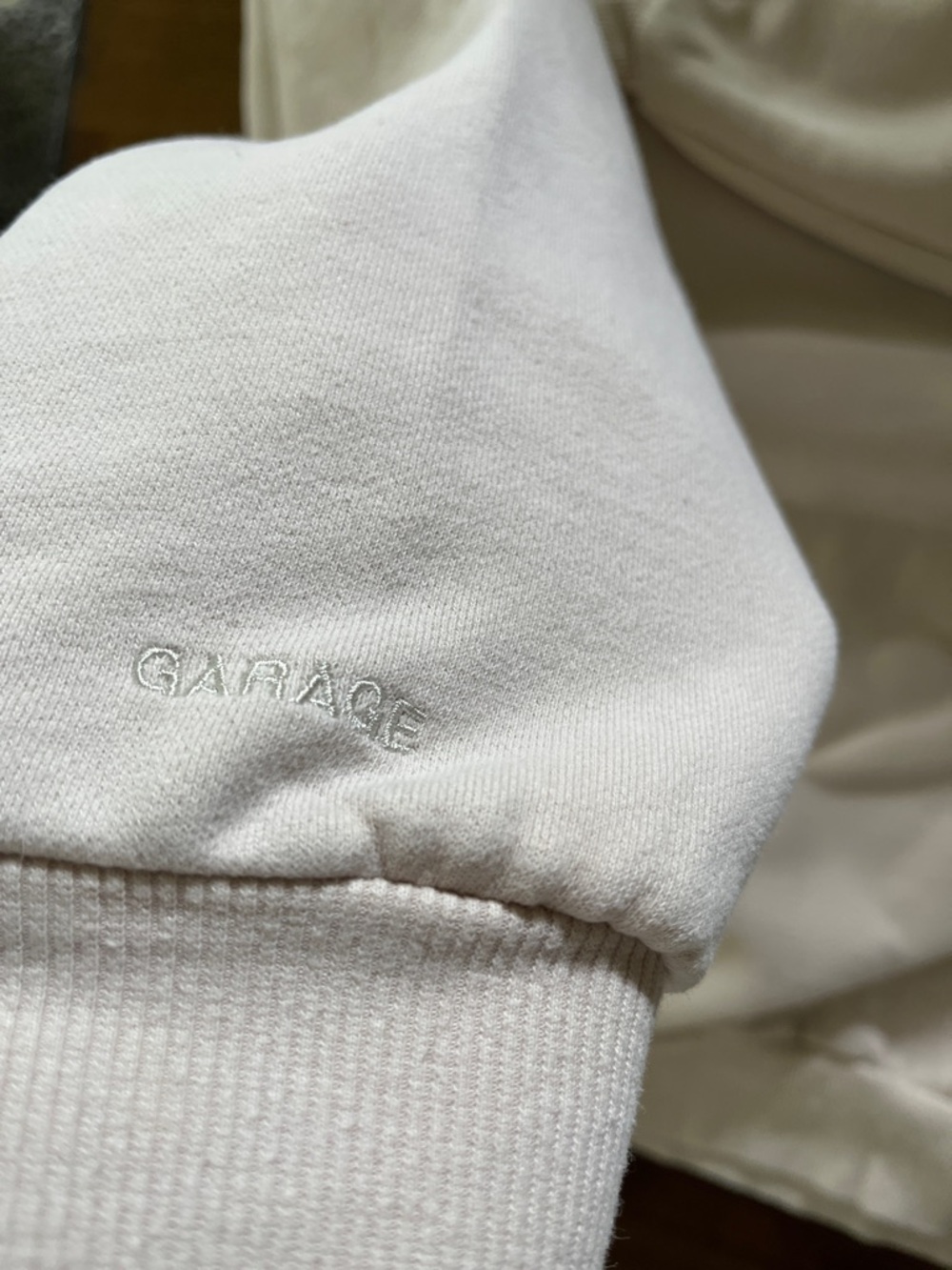Garage Beige "Montauk Social Club" Crewneck Sweatshirt - Picture 10 of 10